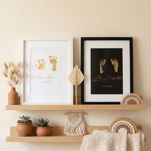 Lámina de huellas personalizada